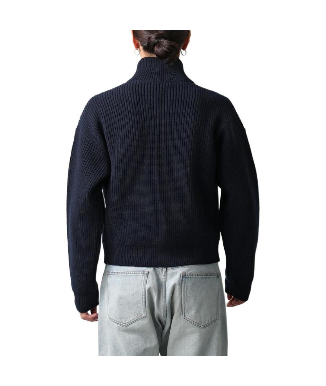 CELINE Темно-синий джемпер / свитер, фото 5