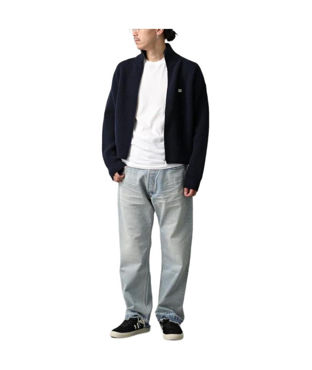 CELINE Темно-синий джемпер / свитер, фото 3