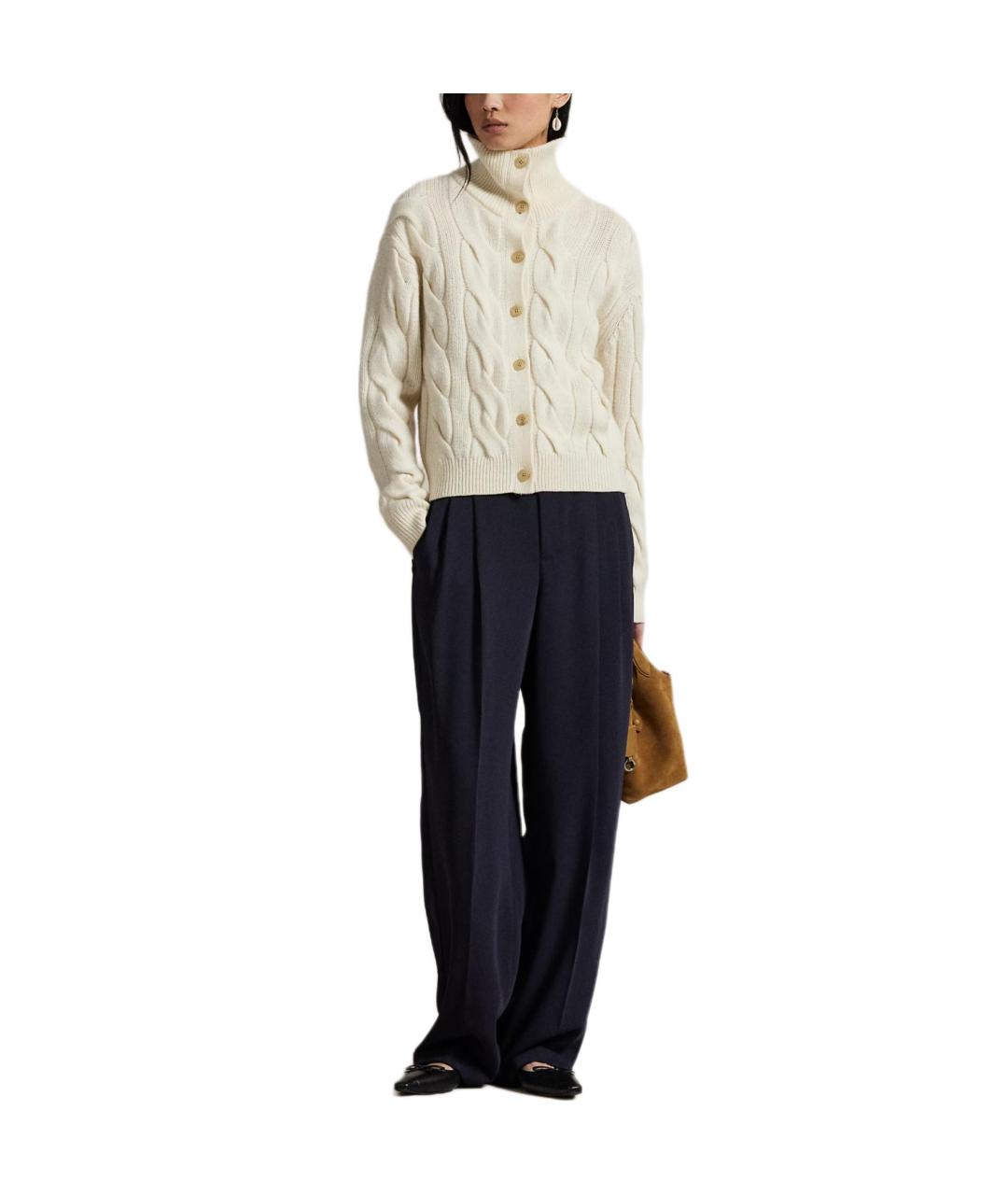 POLO RALPH LAUREN Белый кардиган, фото 4