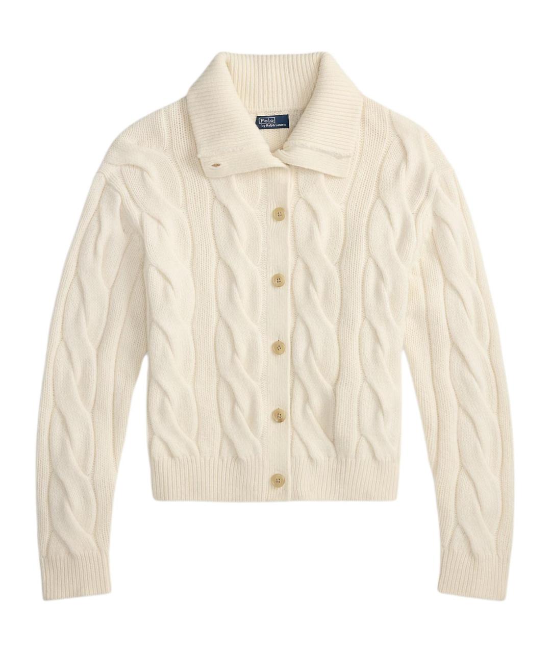 POLO RALPH LAUREN Белый кардиган, фото 1