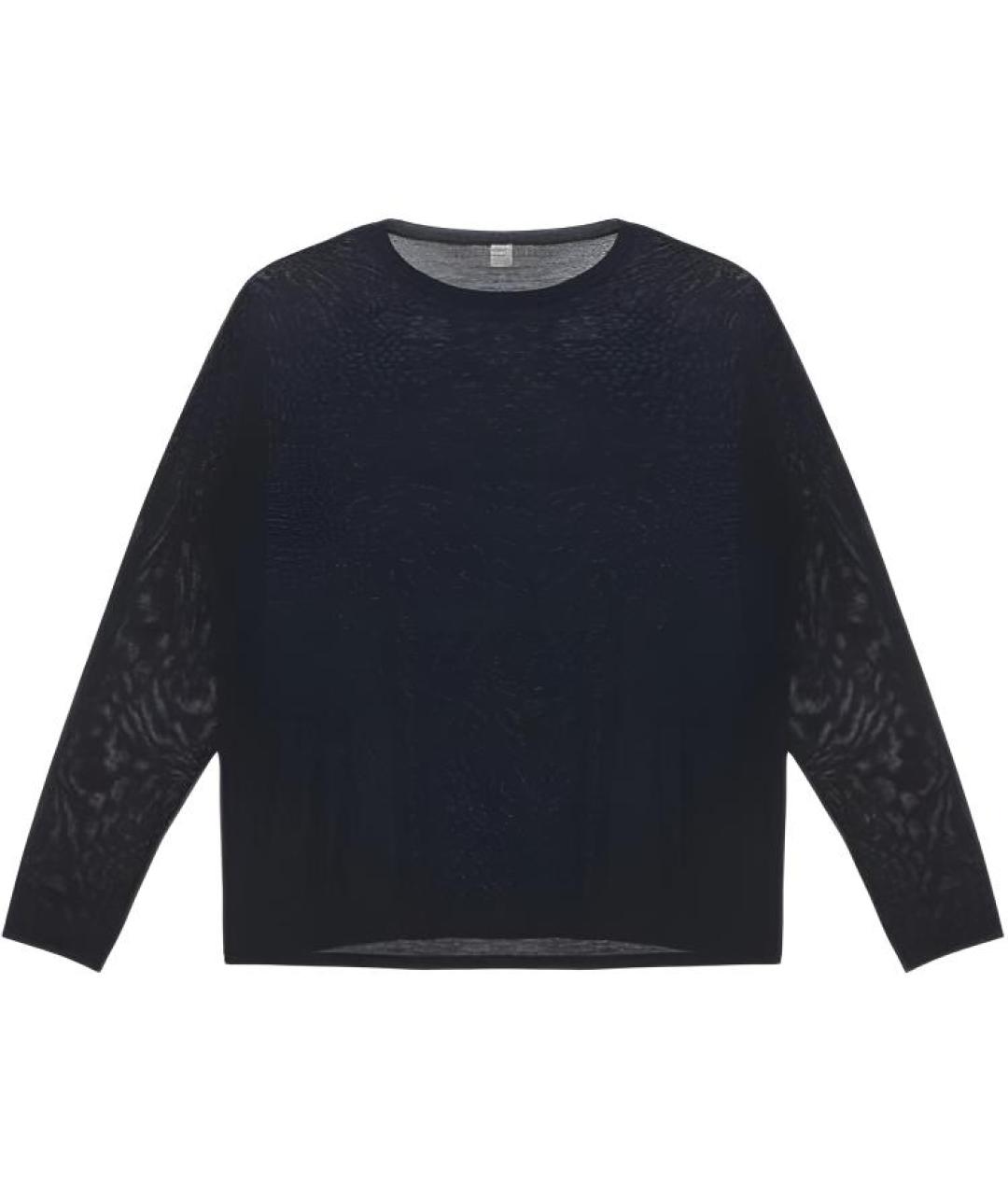 TOTEME Черная хлопковая футболка, фото 1