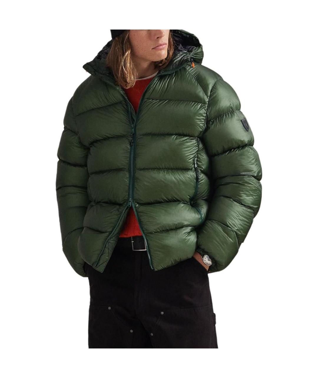 POLO RALPH LAUREN Зеленая полиамидовая куртка, фото 2