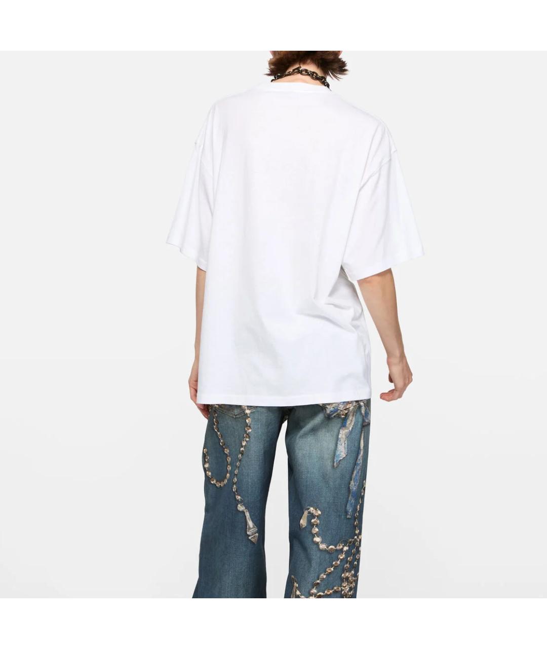 ACNE STUDIOS Белая футболка, фото 4