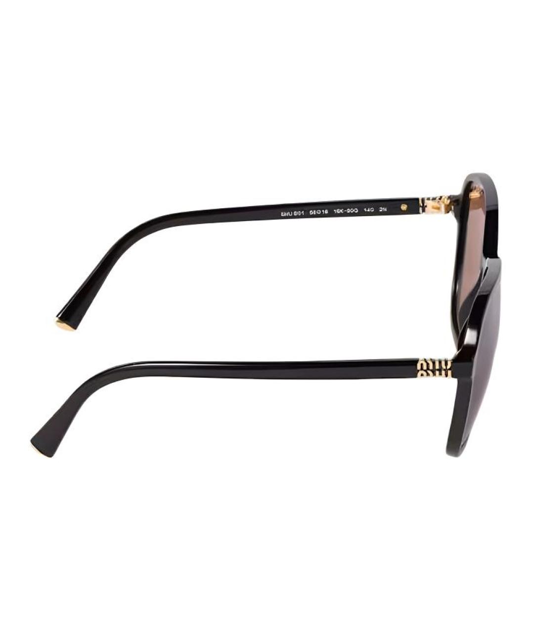 MIU MIU Черные солнцезащитные очки, фото 3