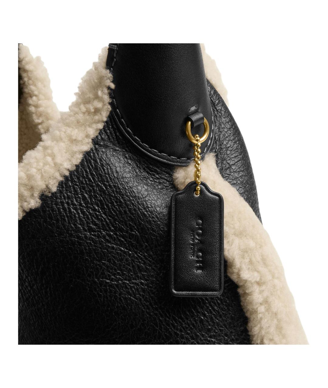 COACH Черная сумка через плечо, фото 4