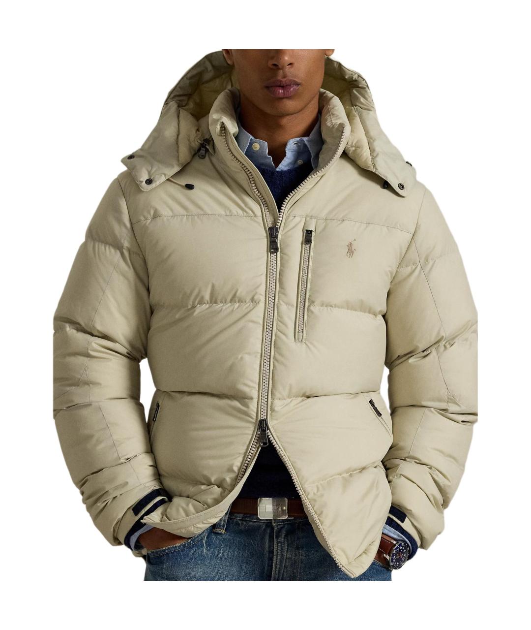 POLO RALPH LAUREN Серый пуховик, фото 2