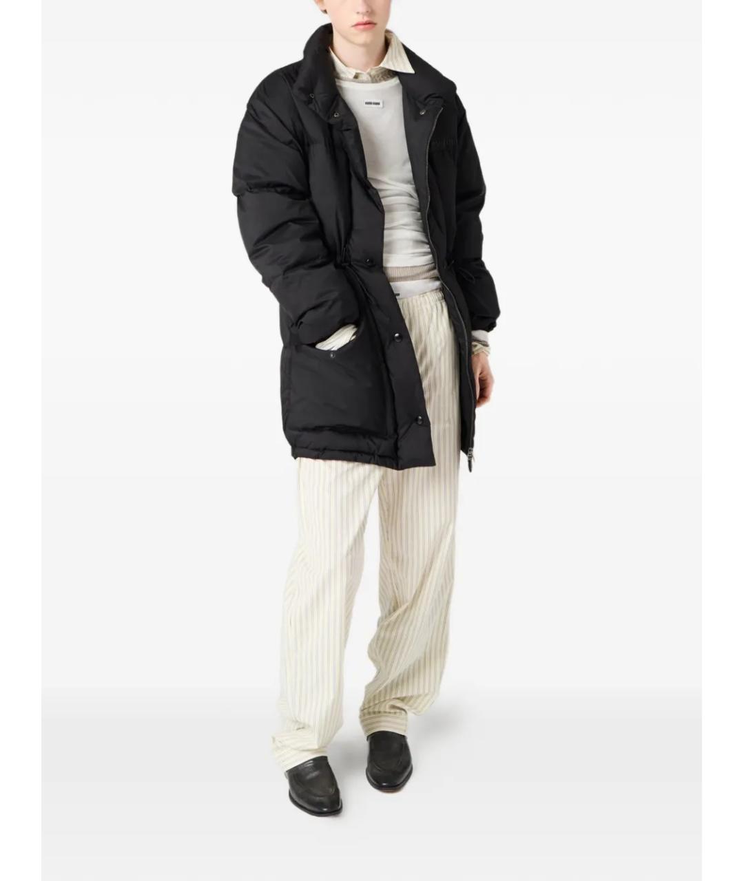 MIU MIU Черный пуховик, фото 3