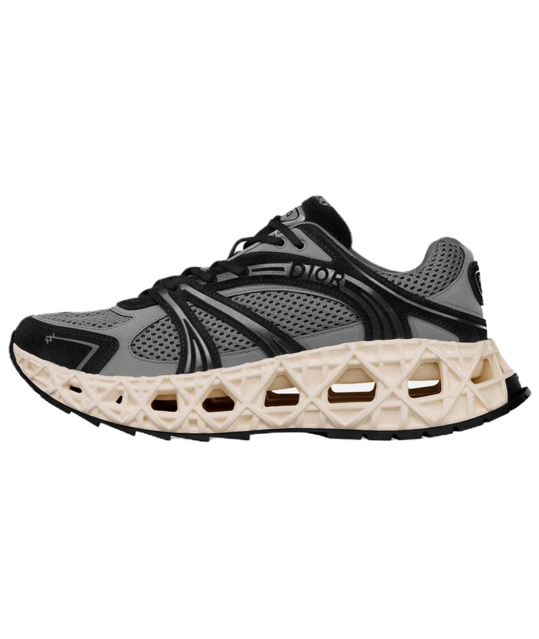 CHRISTIAN DIOR Серые низкие кроссовки / кеды, фото 2