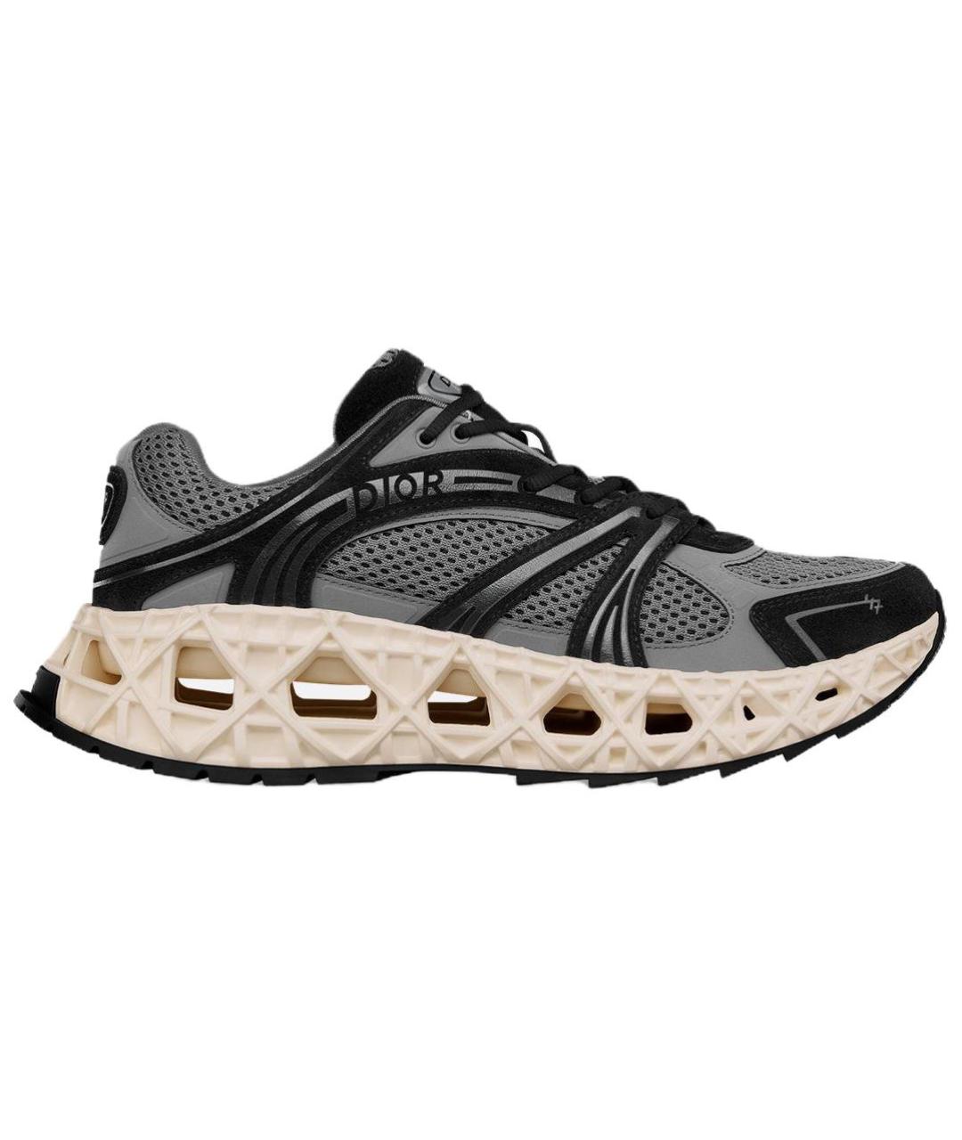 CHRISTIAN DIOR Серые низкие кроссовки / кеды, фото 1
