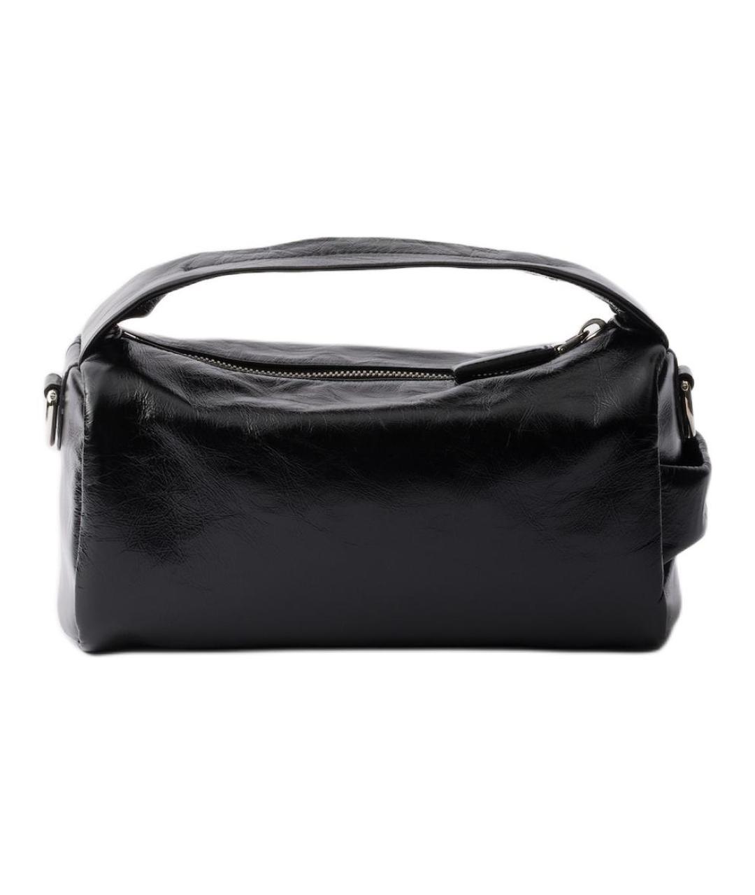 PRADA Черная кожаная сумка на плечо, фото 4
