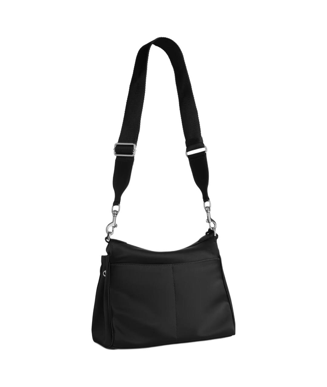 BALENCIAGA Черная кожаная сумка на плечо, фото 3