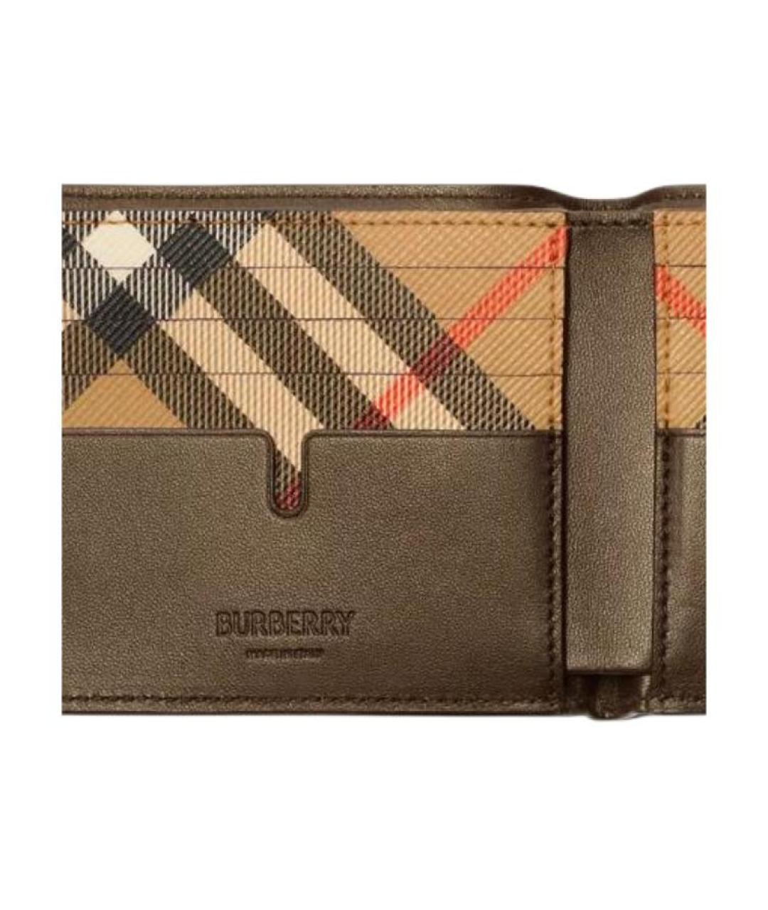 BURBERRY Коричневый кошелек, фото 4