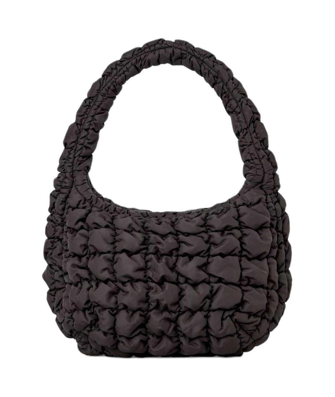 COS Коричневая хлопковая сумка через плечо, фото 1