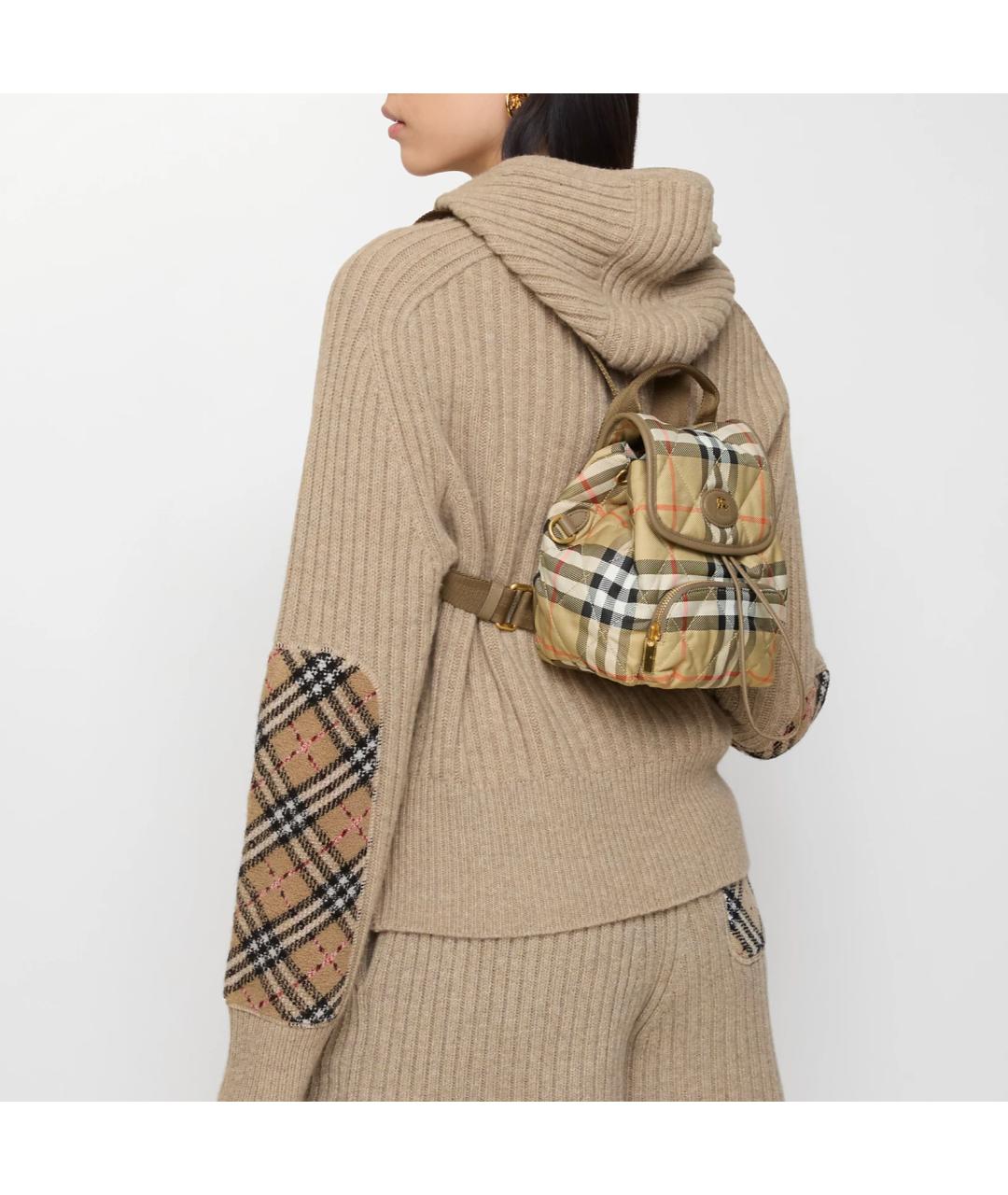 BURBERRY Бежевый рюкзак, фото 4