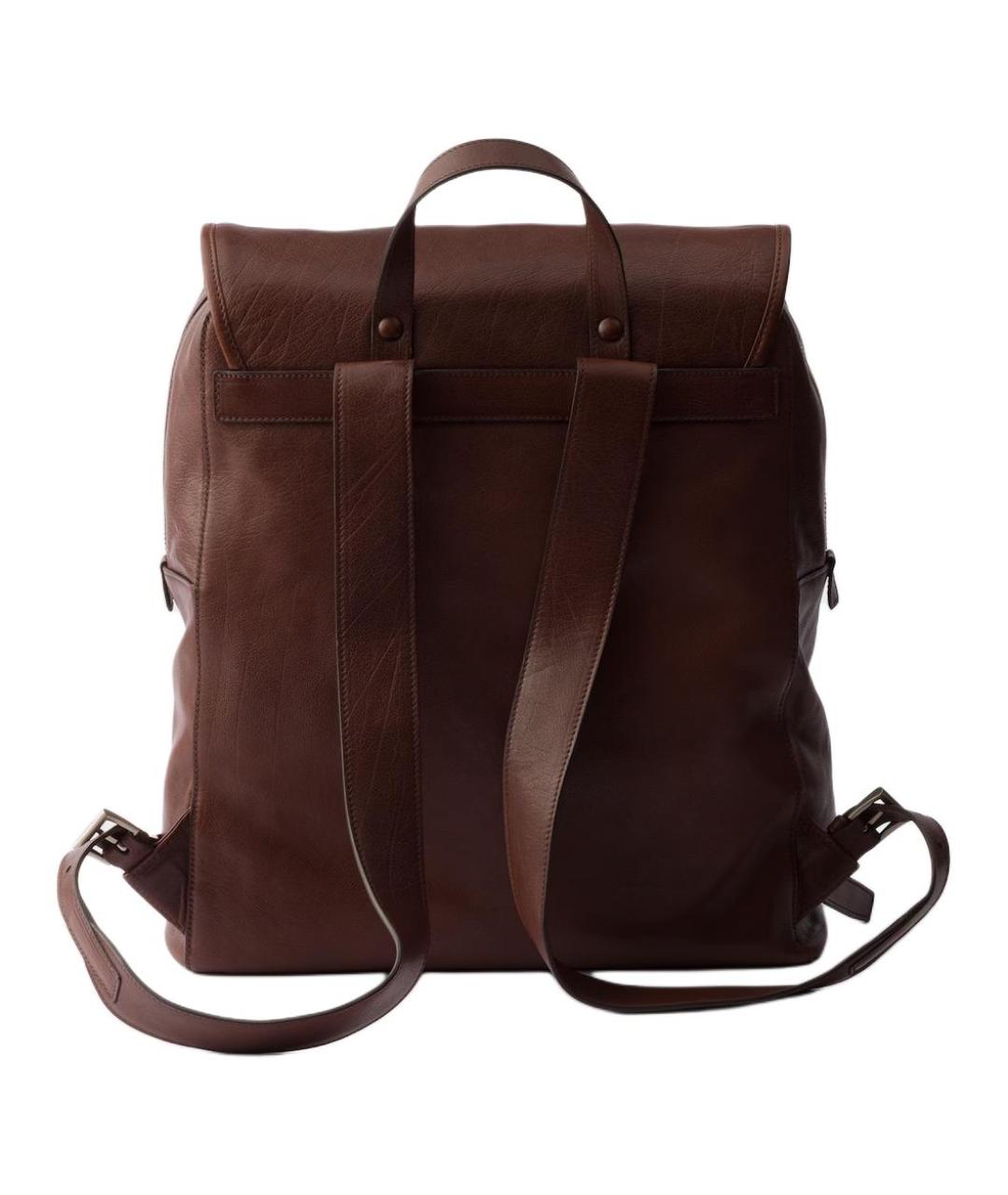 PRADA Коричневый рюкзак, фото 3