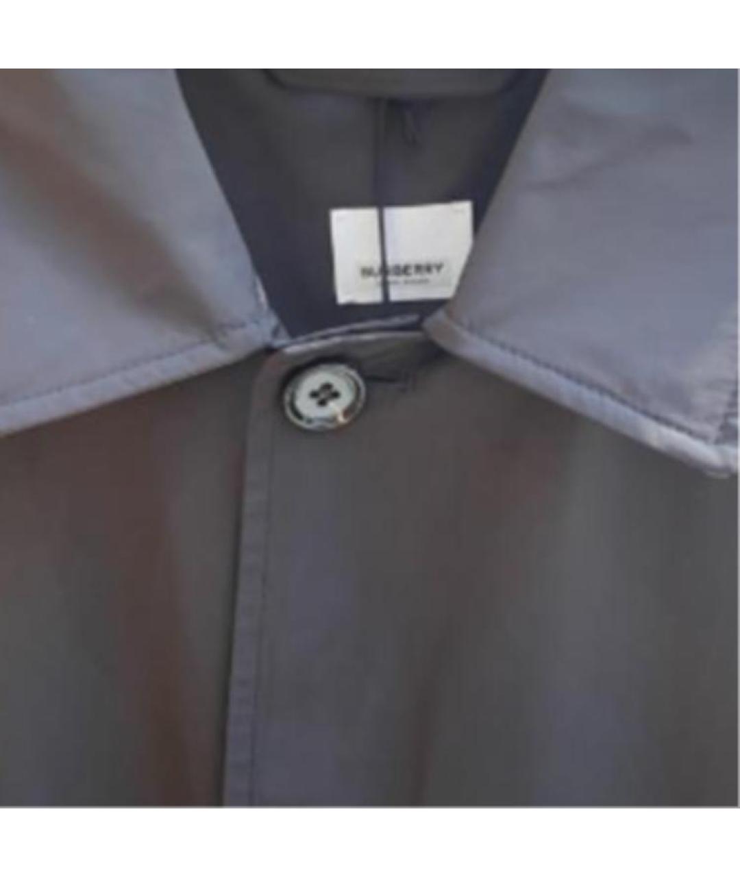 BURBERRY Черный тренч / плащ, фото 3