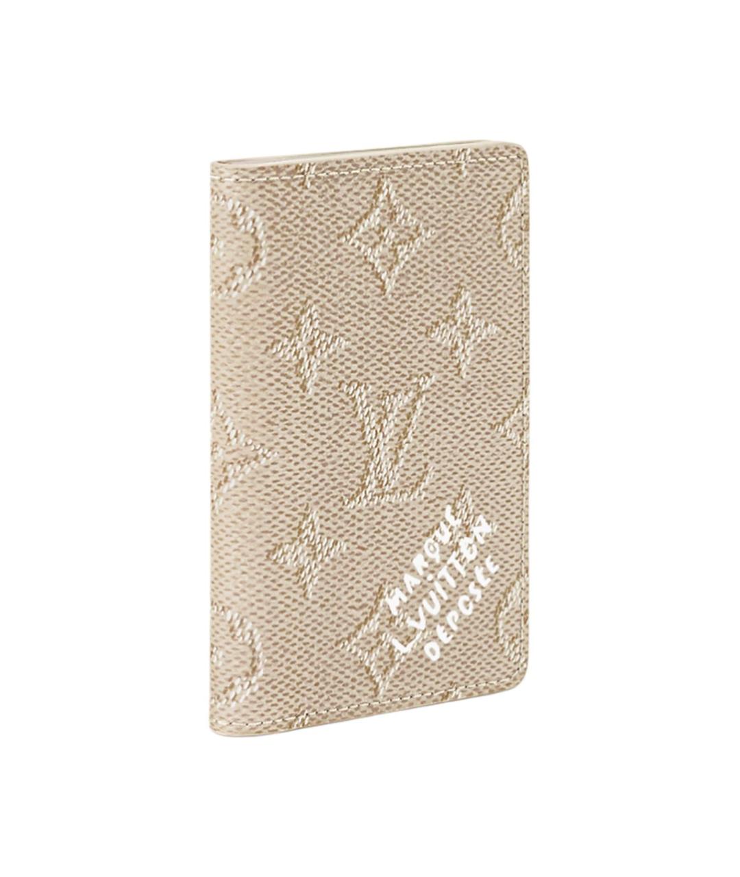 LOUIS VUITTON Бежевый кошелек, фото 2