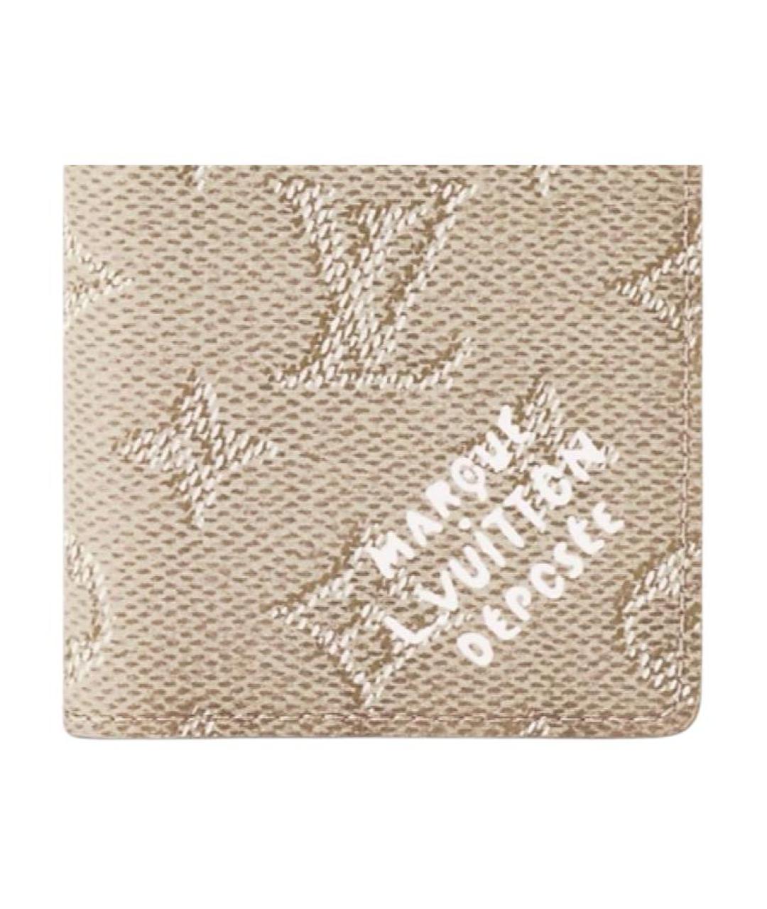 LOUIS VUITTON Бежевый кошелек, фото 5