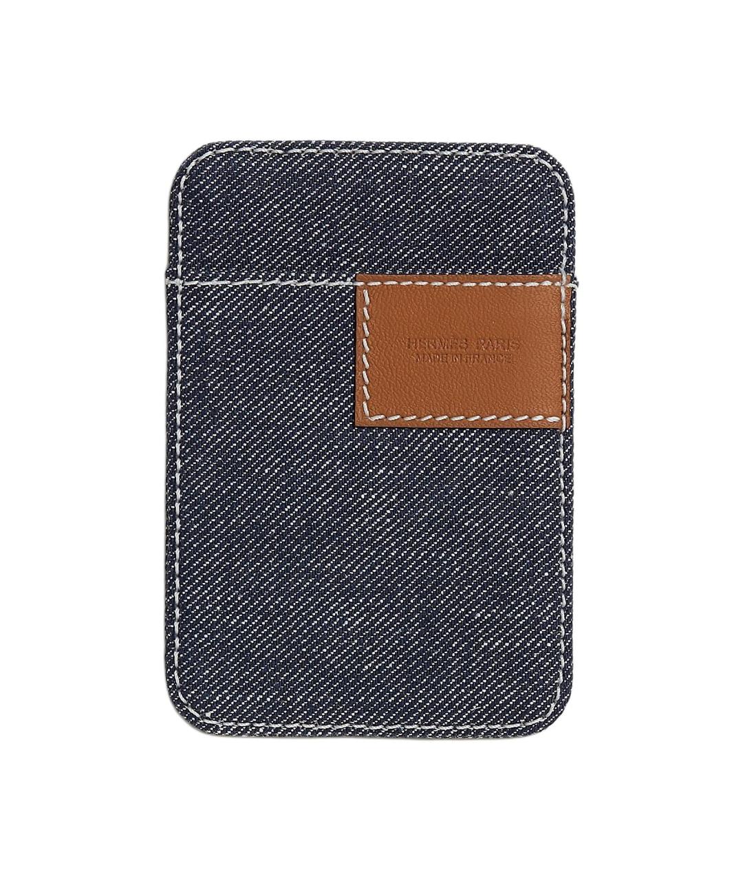 HERMES Синий кардхолдер, фото 1