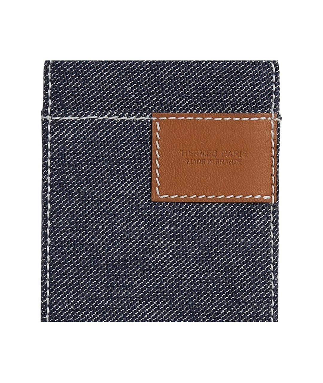 HERMES Синий кардхолдер, фото 4
