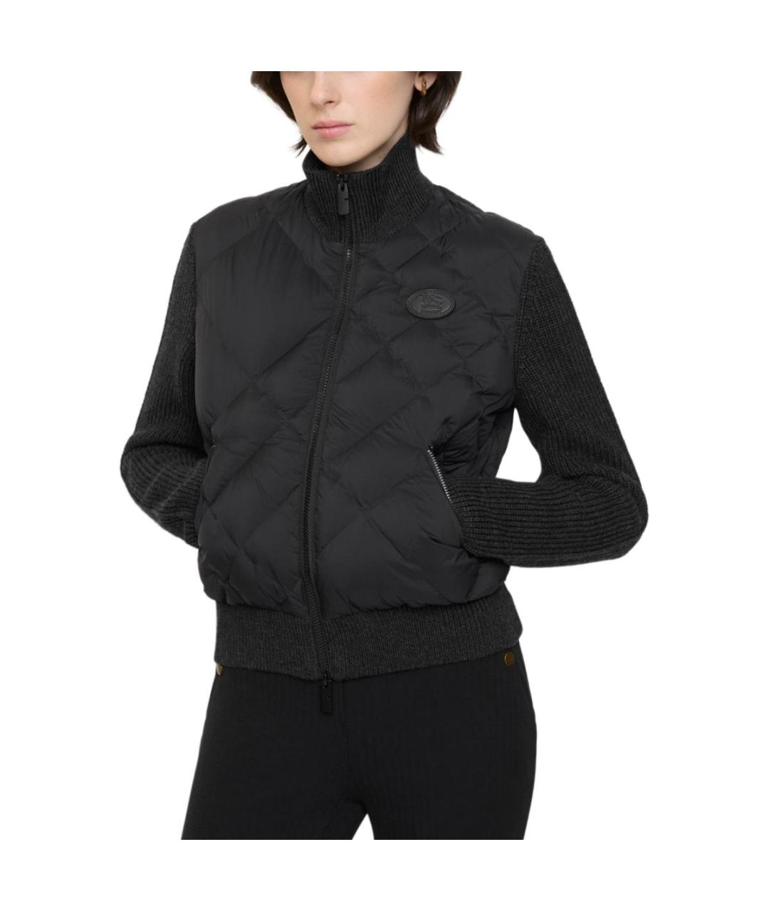 BURBERRY Черная шерстяная куртка, фото 2