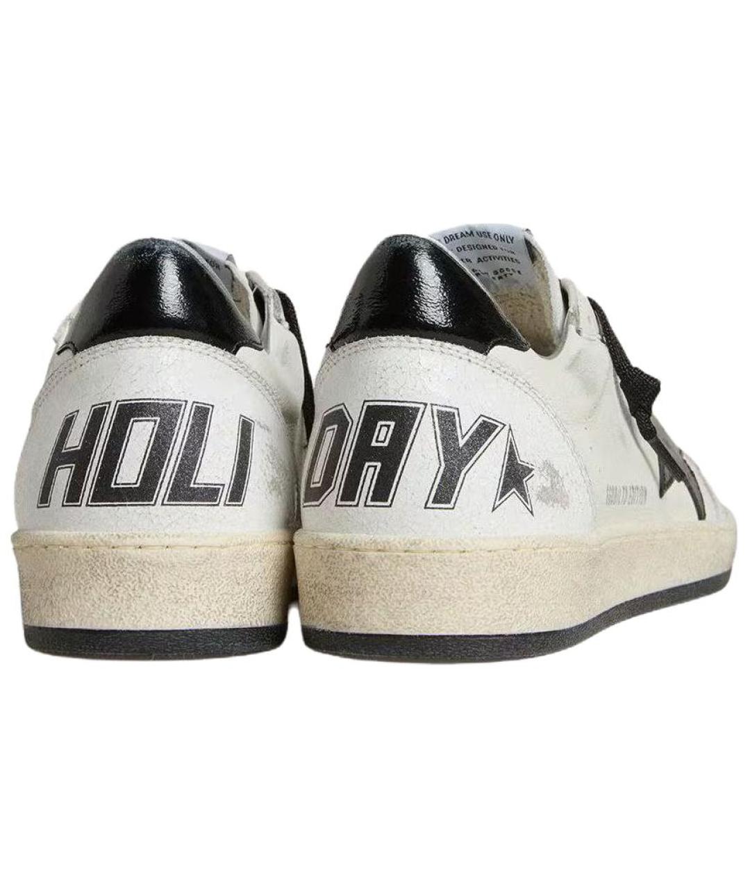 GOLDEN GOOSE DELUXE BRAND Белые кожаные кроссовки, фото 5