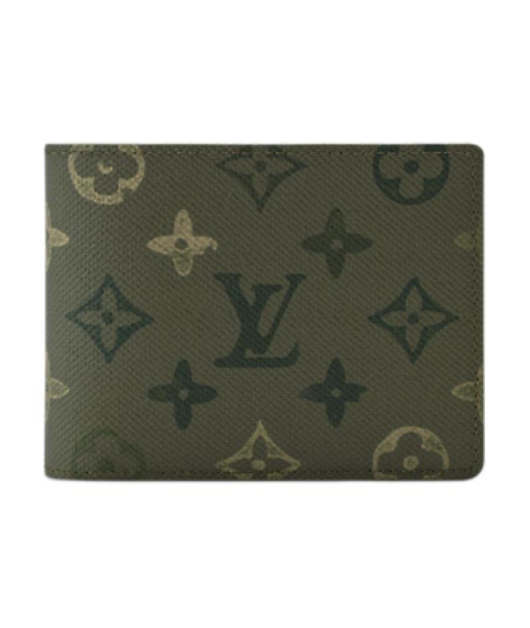 LOUIS VUITTON Зеленый кошелек, фото 1