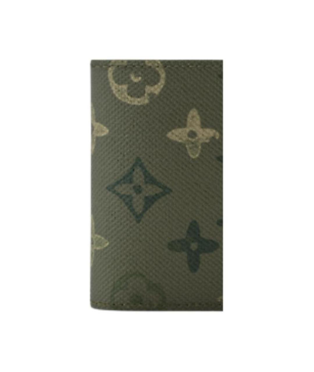 LOUIS VUITTON Зеленый кошелек, фото 5