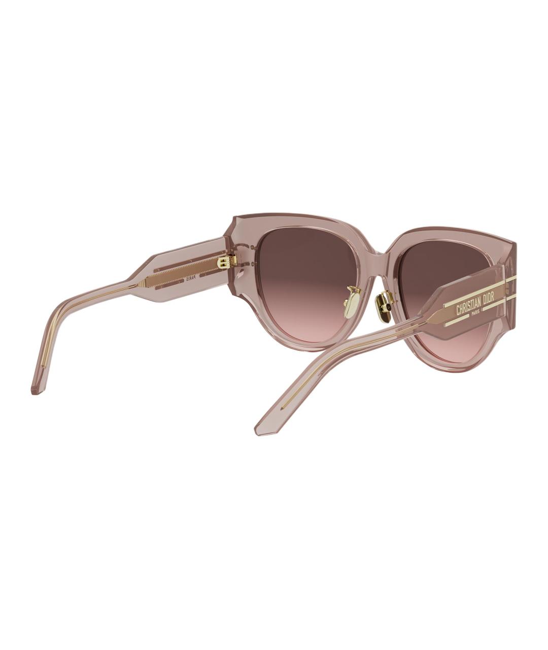 CHRISTIAN DIOR Розовые пластиковые солнцезащитные очки, фото 4