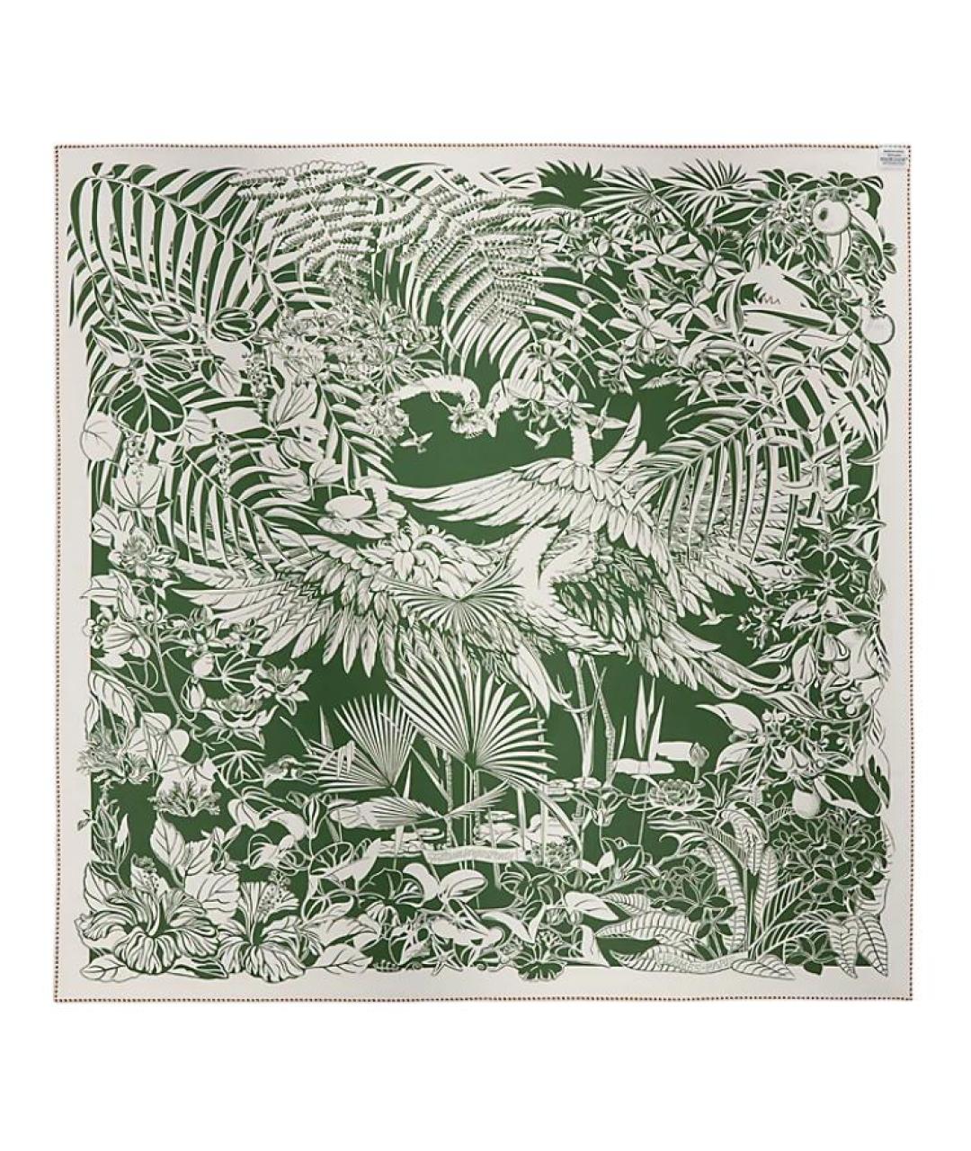 HERMES Мульти шелковый платок, фото 3