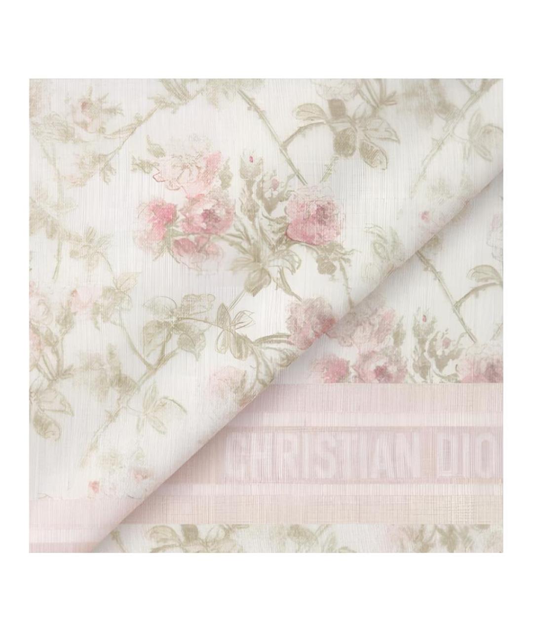 CHRISTIAN DIOR Розовый шарф, фото 2