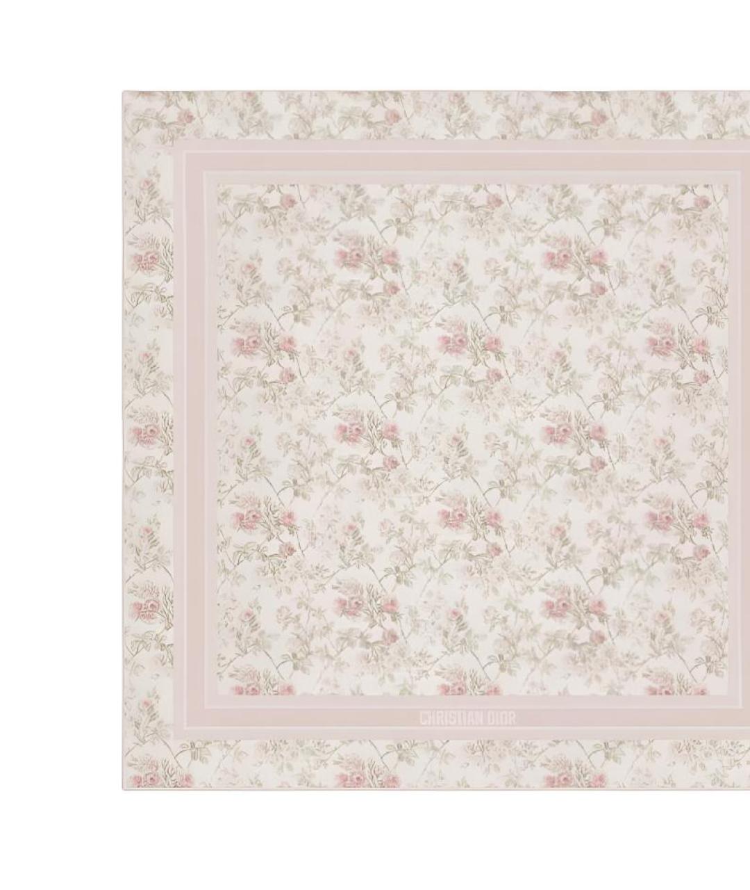 CHRISTIAN DIOR Розовый шарф, фото 4