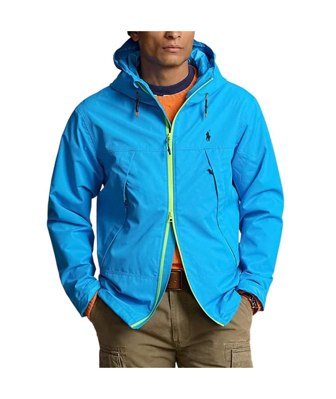 POLO RALPH LAUREN Синяя полиэстеровая куртка, фото 1