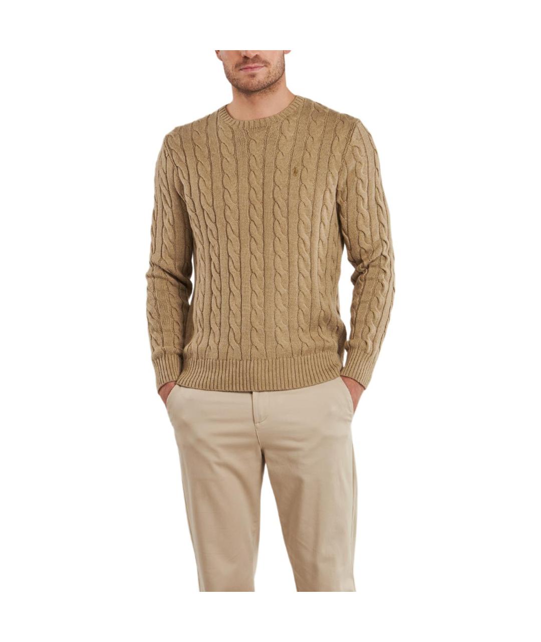 POLO RALPH LAUREN Бежевый джемпер / свитер, фото 2