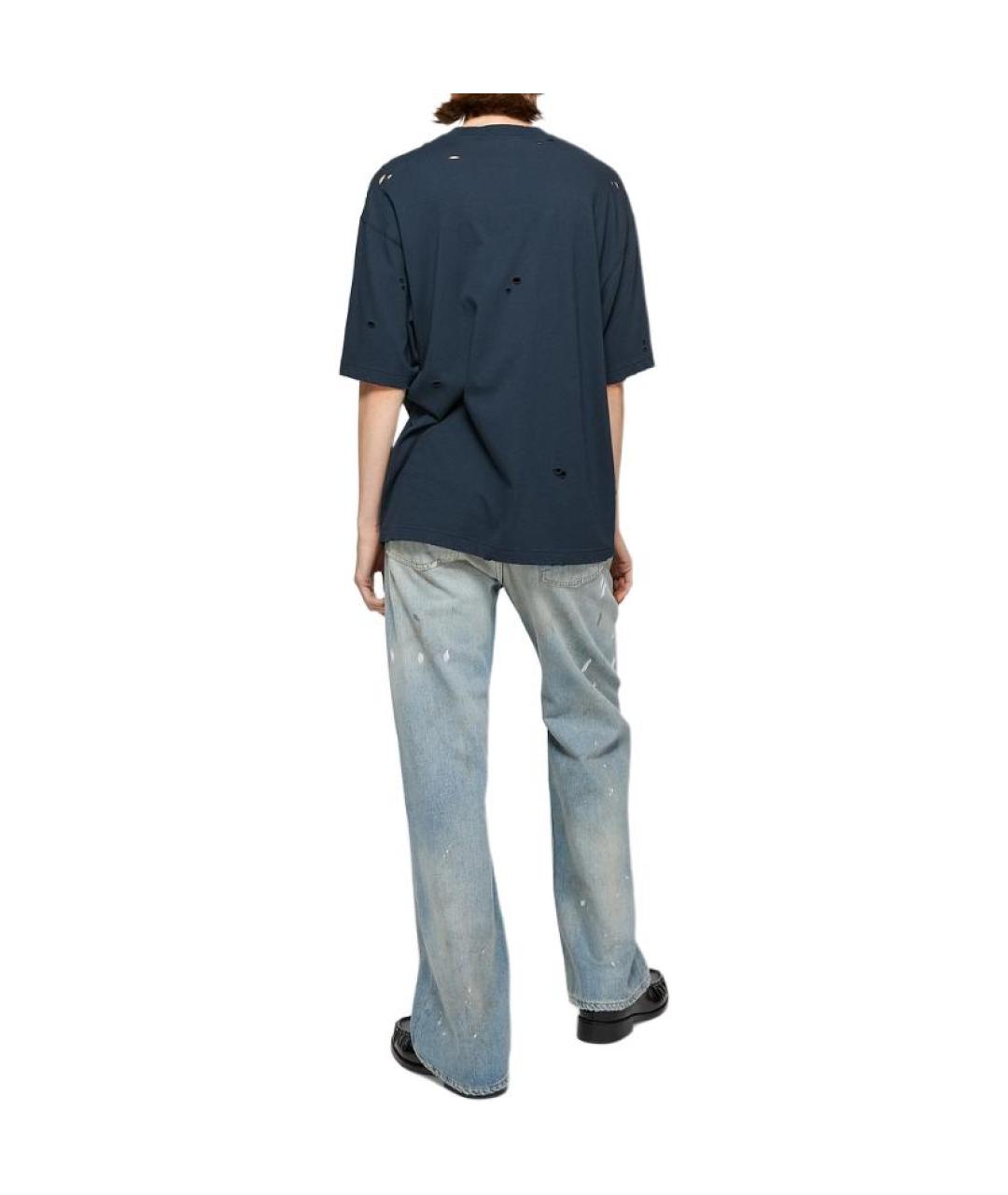 ACNE STUDIOS Синяя футболка, фото 4