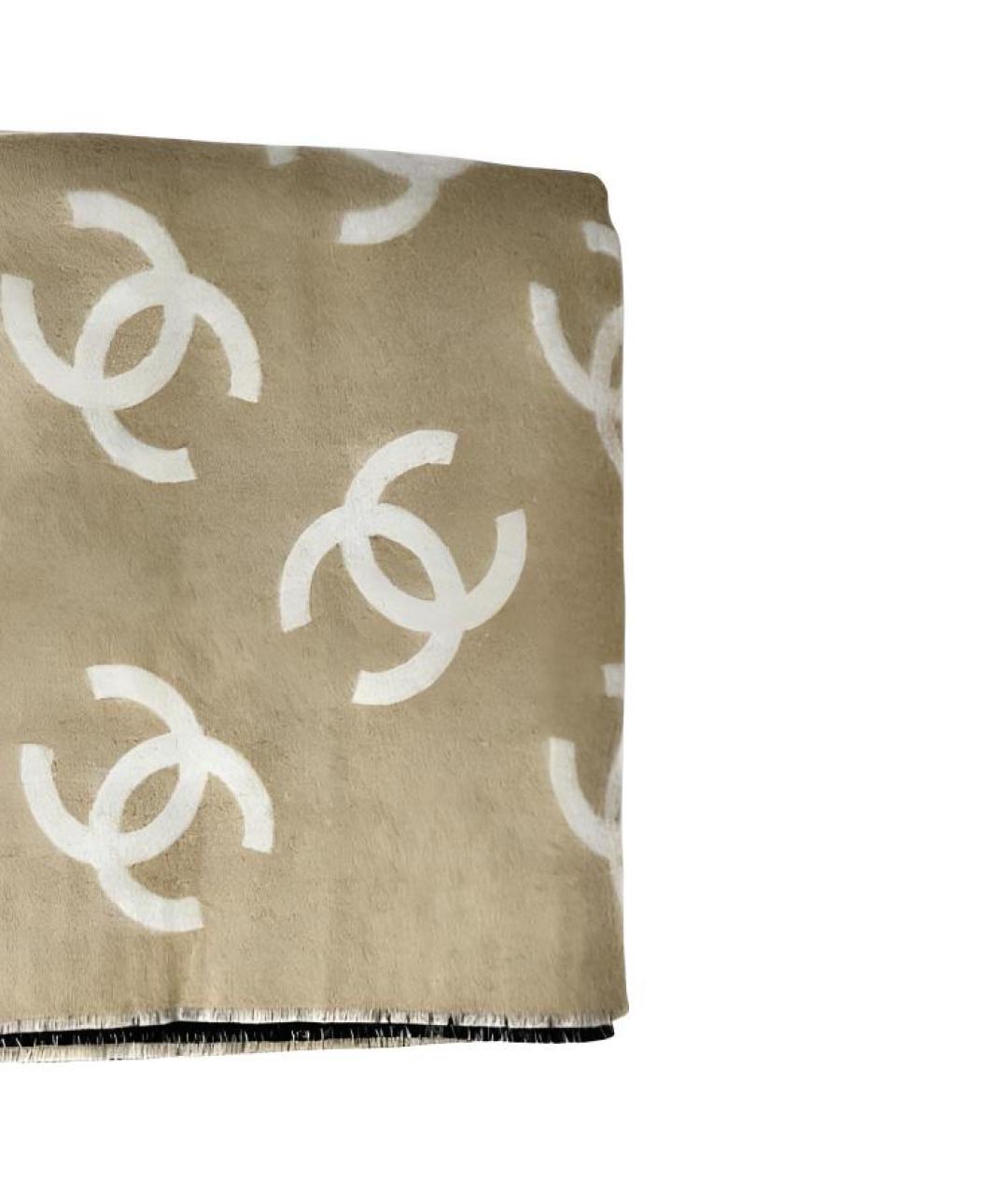 CHANEL Мульти шерстяной шарф, фото 2