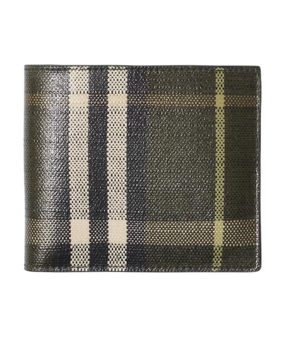 BURBERRY Зеленый кошелек, фото 1