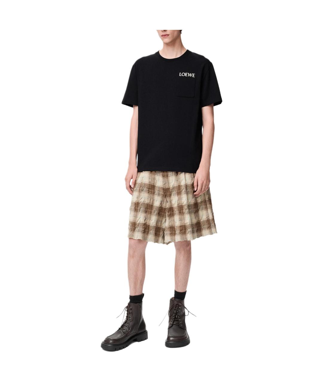 LOEWE Черная футболка, фото 4