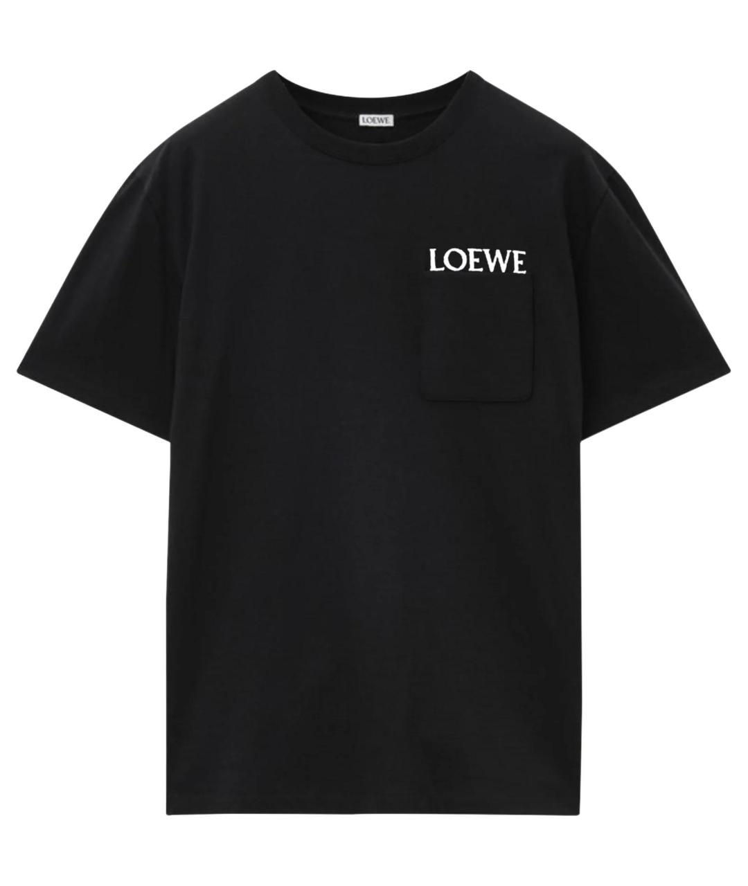 LOEWE Черная футболка, фото 1