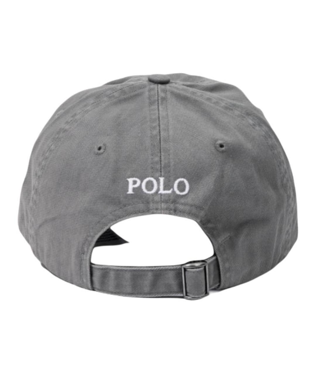 POLO RALPH LAUREN Серая хлопковая кепка, фото 3