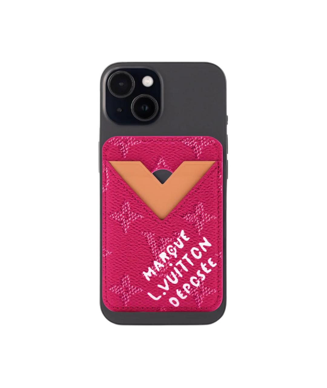 LOUIS VUITTON Розовый кардхолдер, фото 4