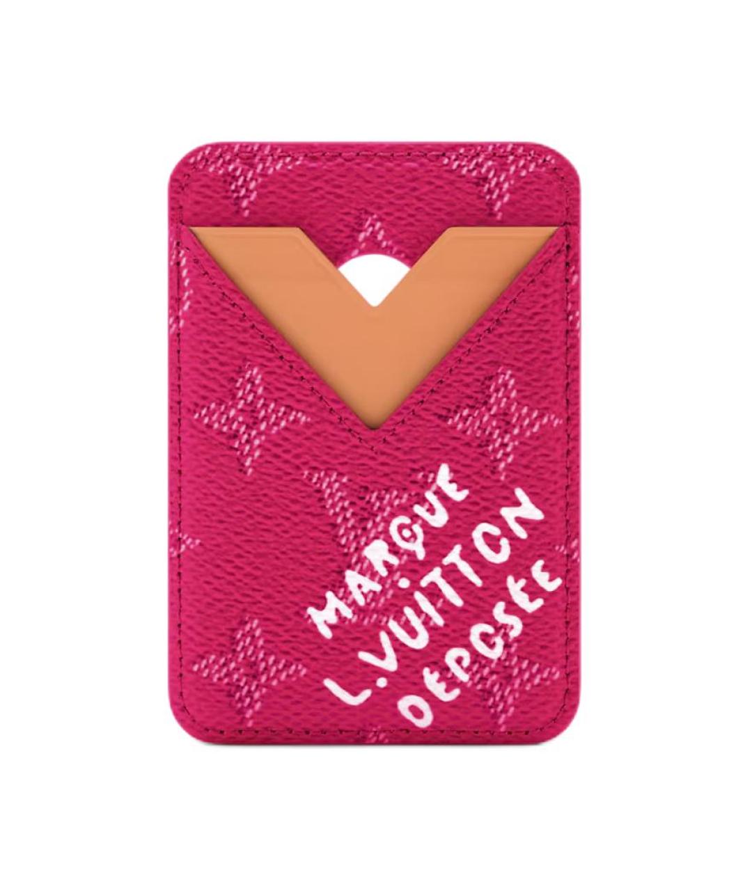 LOUIS VUITTON Розовый кардхолдер, фото 1