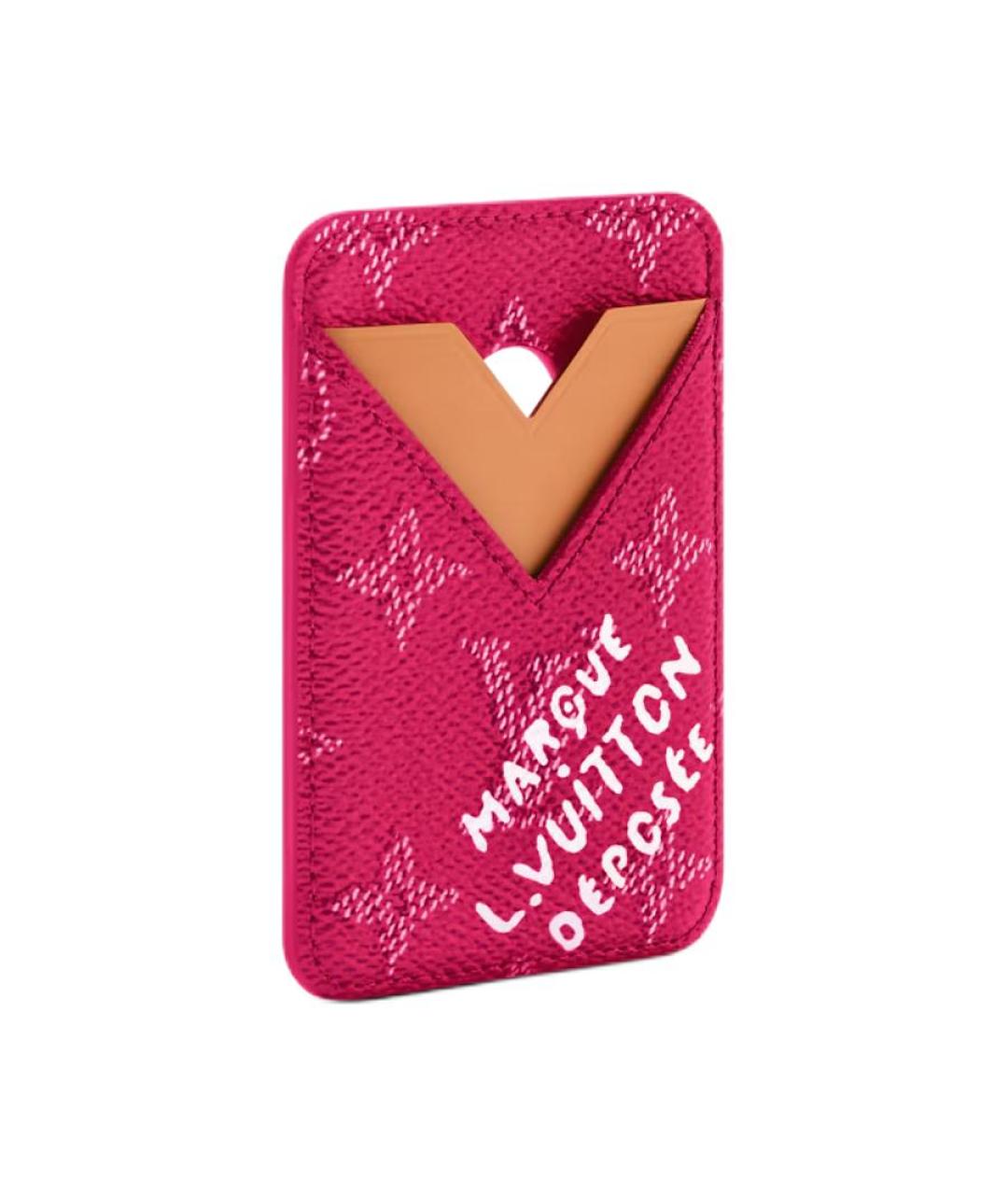 LOUIS VUITTON Розовый кардхолдер, фото 2
