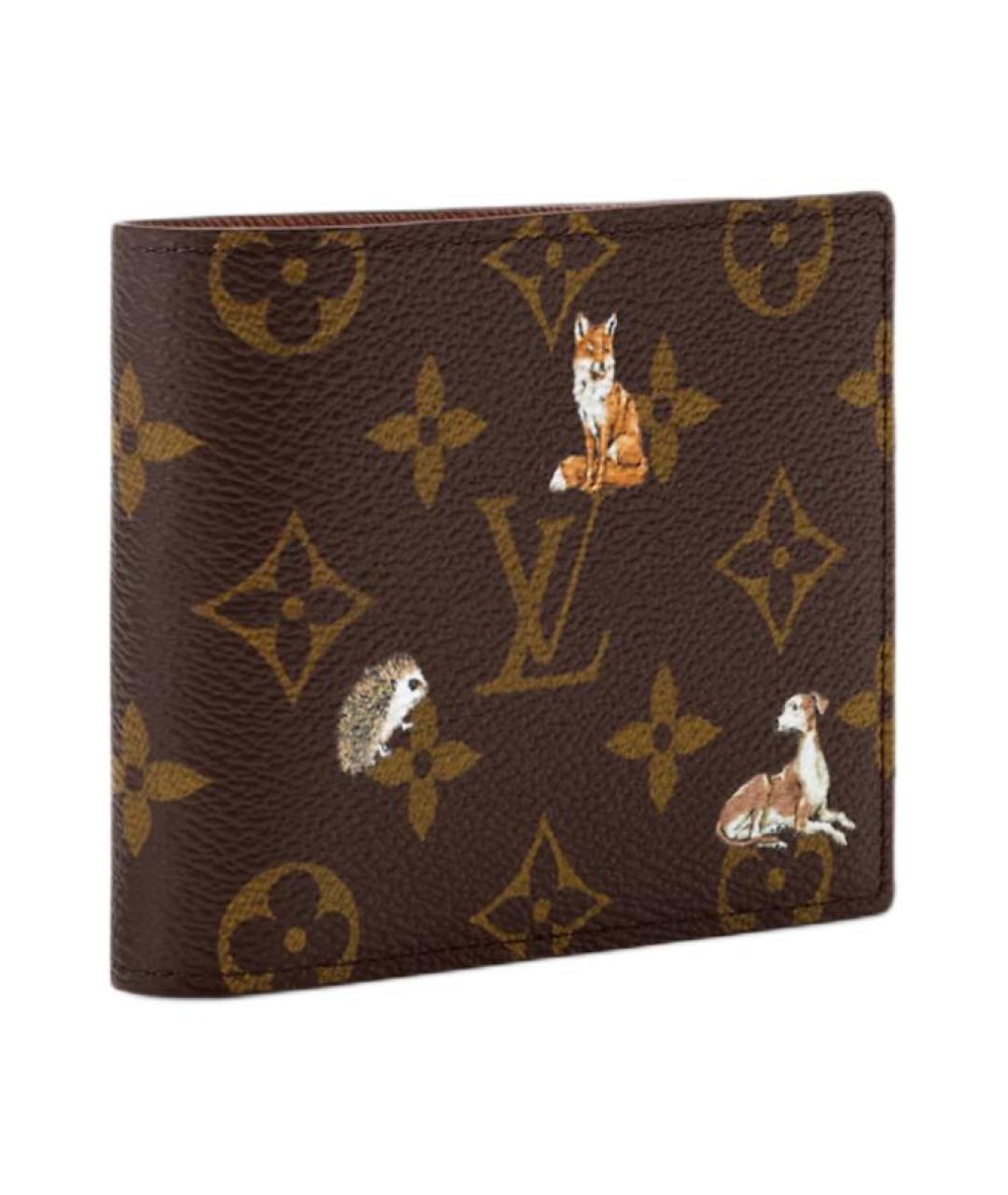 LOUIS VUITTON Коричневый кошелек, фото 2