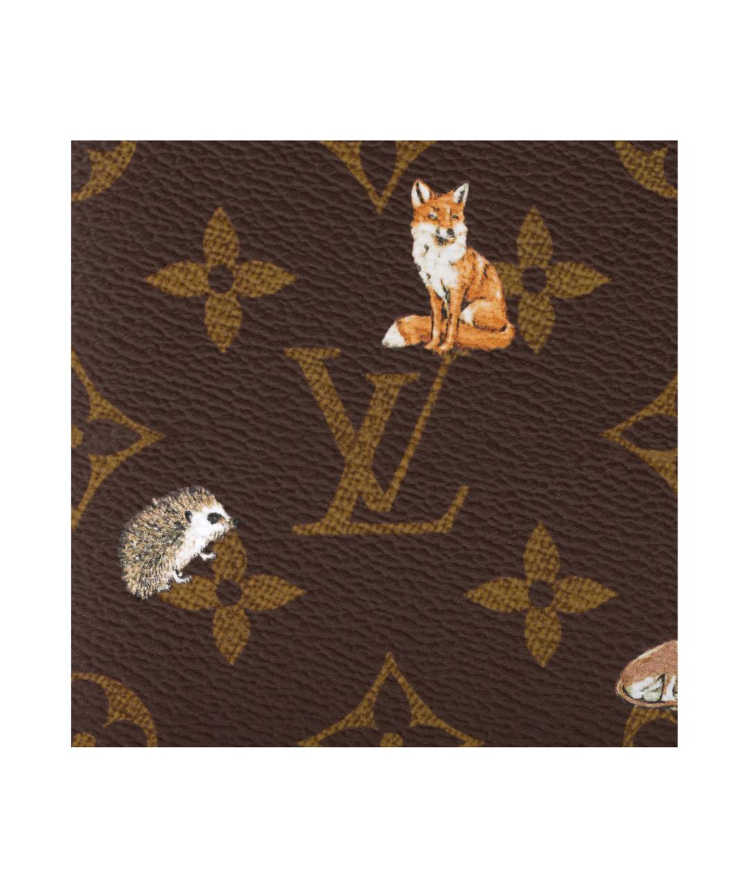 LOUIS VUITTON Коричневый кошелек, фото 5