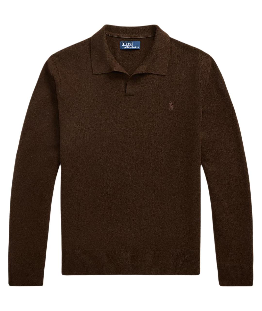 POLO RALPH LAUREN Коричневый джемпер / свитер, фото 1