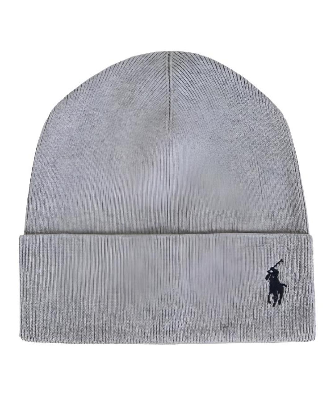 POLO RALPH LAUREN Серая шапка, фото 1