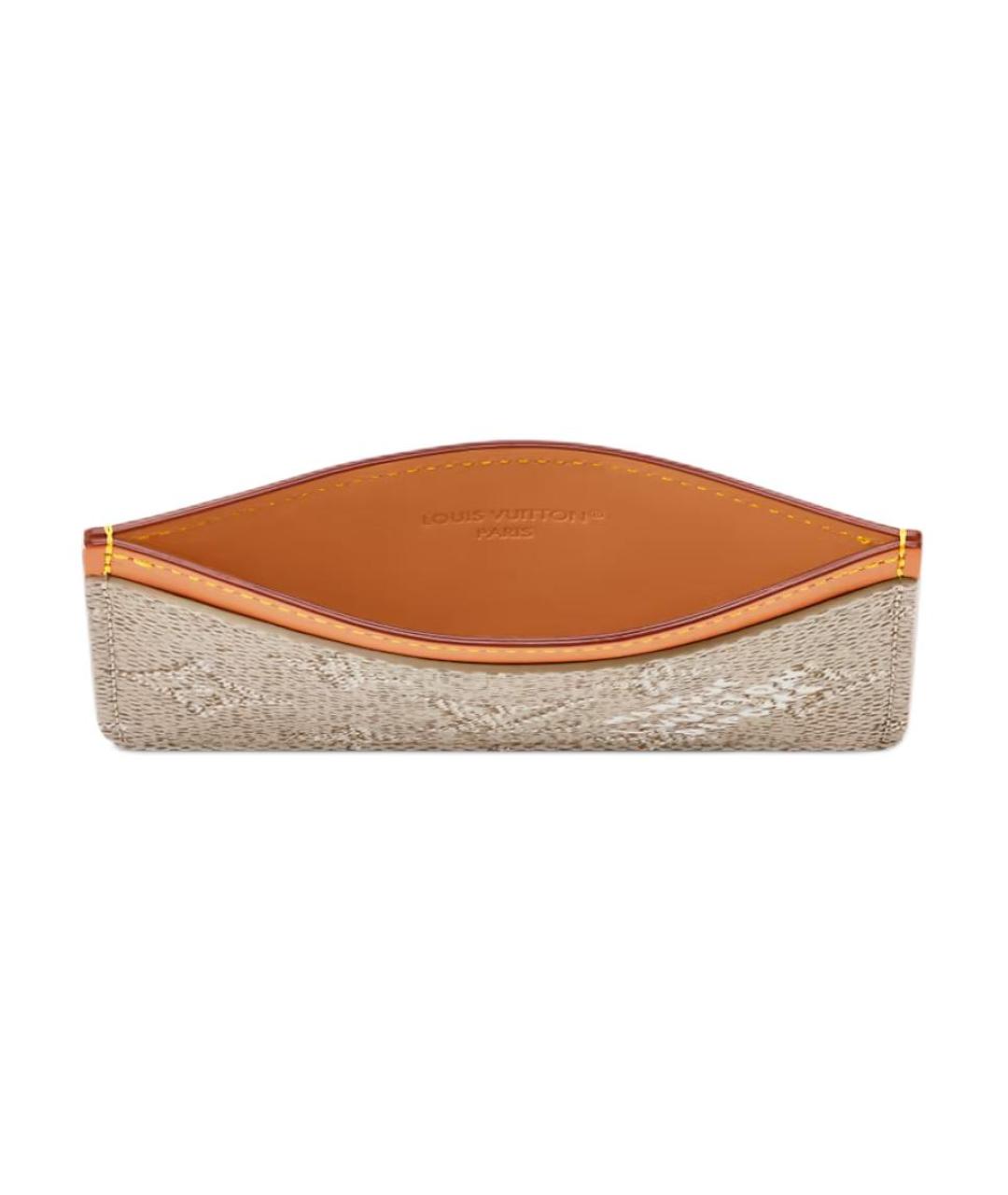 LOUIS VUITTON Коричневый кардхолдер, фото 4