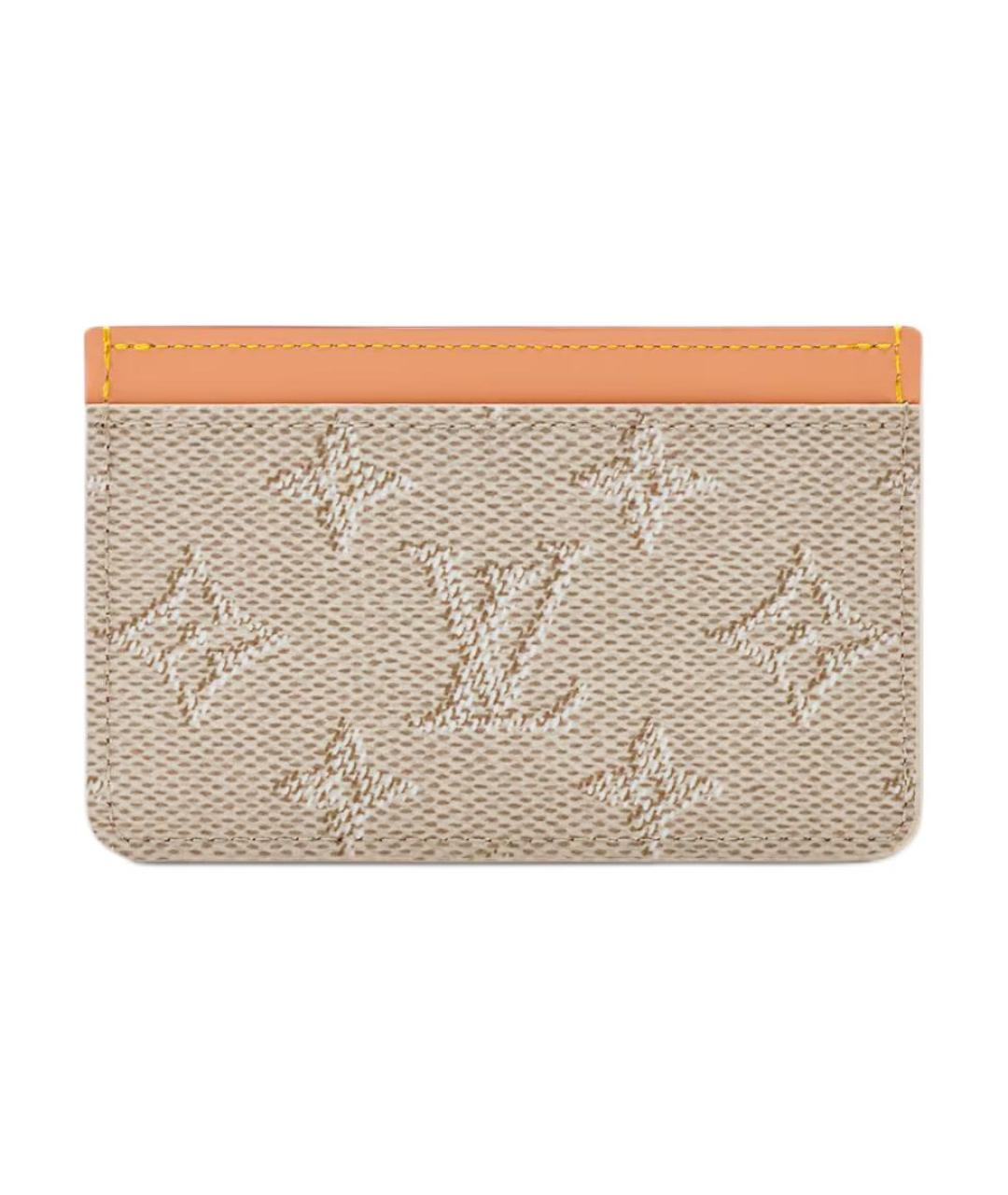 LOUIS VUITTON Коричневый кардхолдер, фото 3