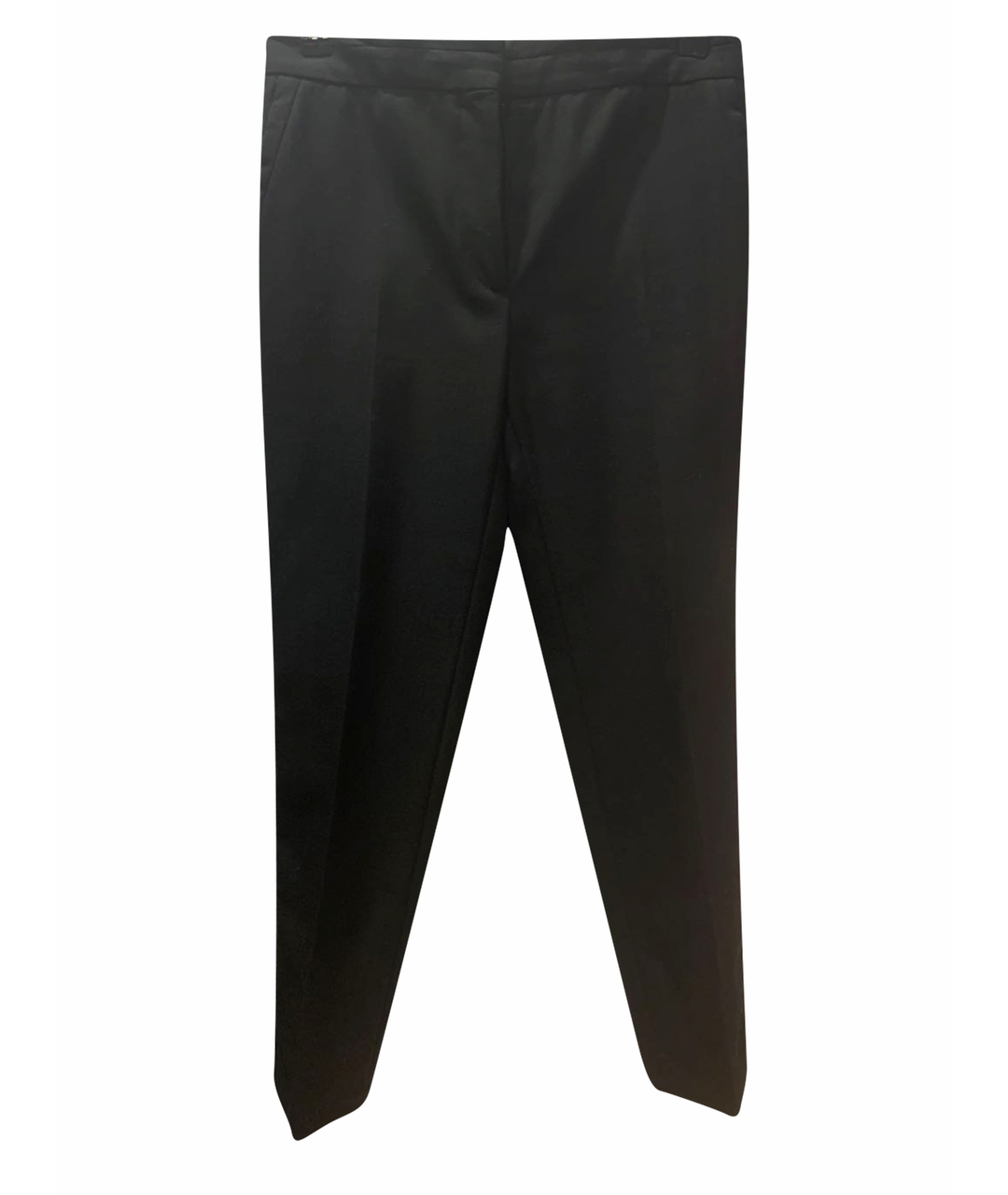 SANDRO Черные полиэстеровые брюки узкие, фото 1